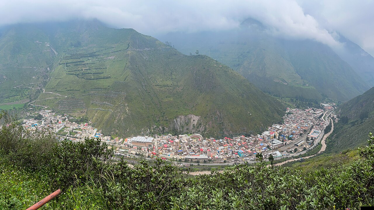 Vista panorámica del pueblo de Matucana, Huarochirí